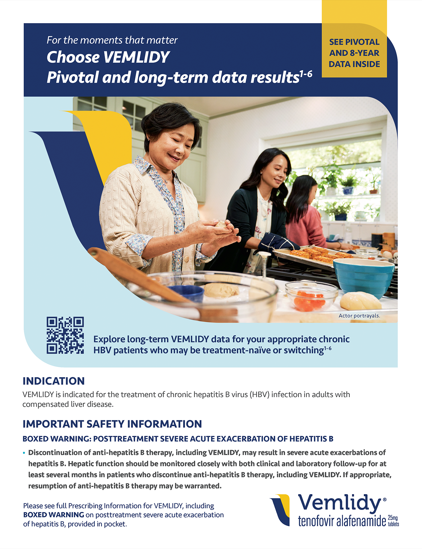 VEMLIDY® (tenofovir alafenamide) Data Highlights